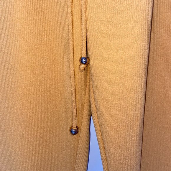 Sabo Skirt Ribbed Jogger Set || Mustard Yellow - Picture 12 of 13